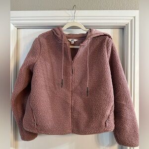 JoyLab Blush Sherpa Jacket